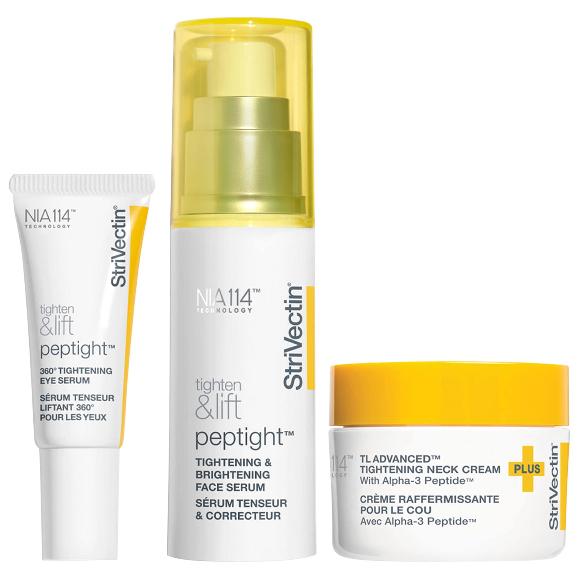 Tighten & Light Power Starters Trio Kit for Face, Eye and Neck