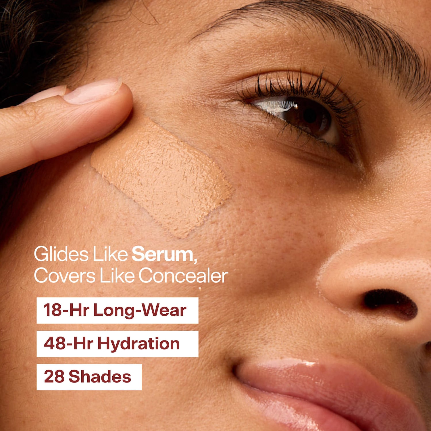 Swipe All-Over Hydrating Serum Concealer with 18-HR Wear