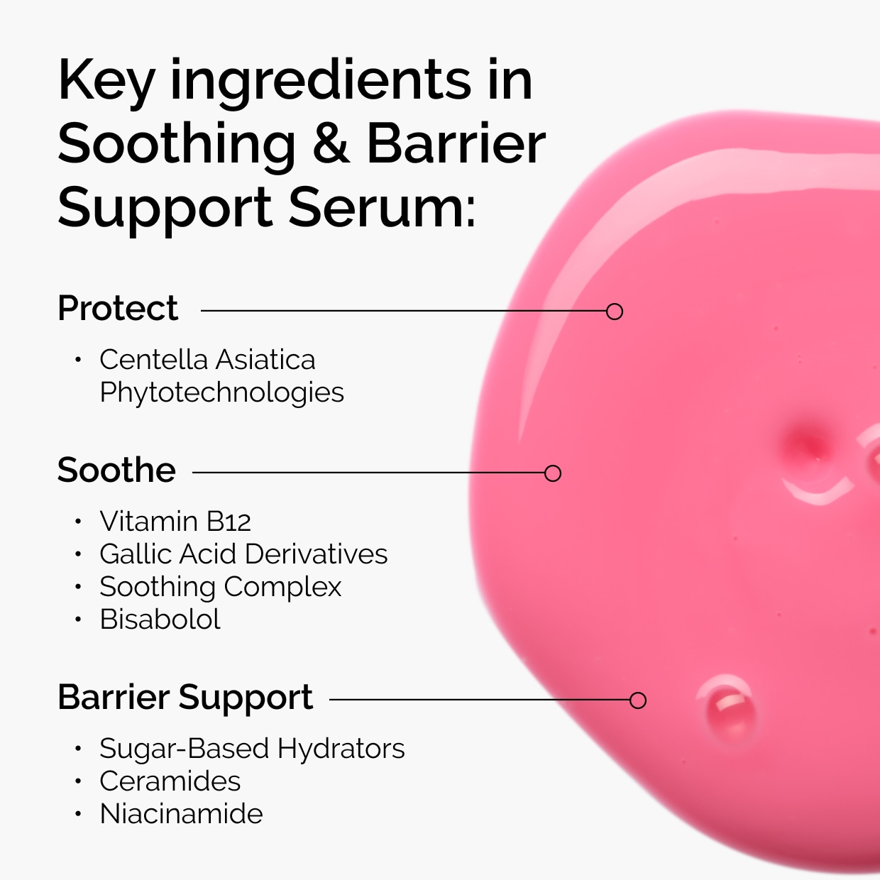 Soothing & Barrier Support Serum for Sensitive Skin Hydration