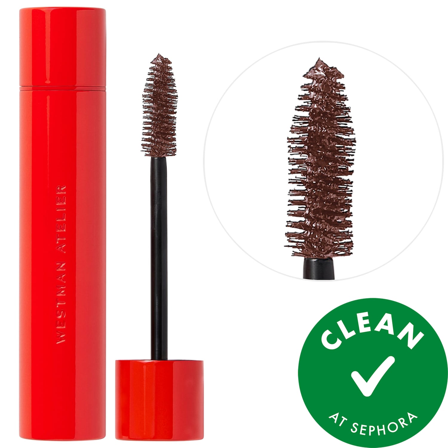 Westman Atelier Eye Want You Lengthening + Volumizing Clean Mascara in Le Brun Clean