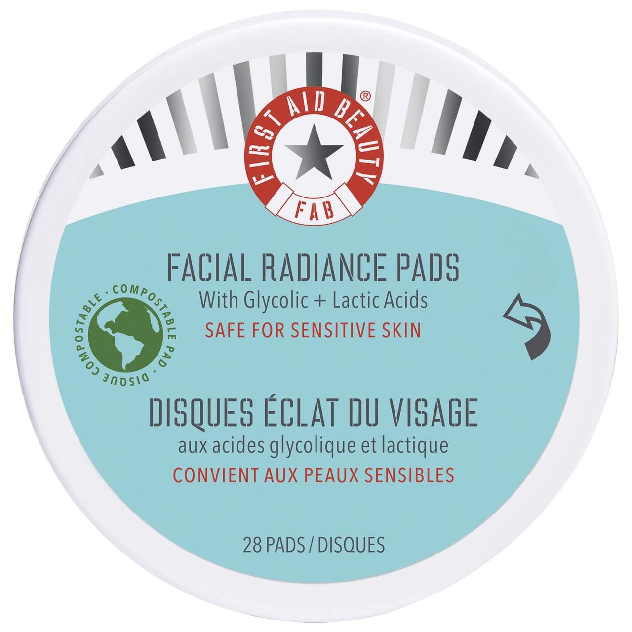 Facial Radiance Pads with Glycolic + Lactic Acids