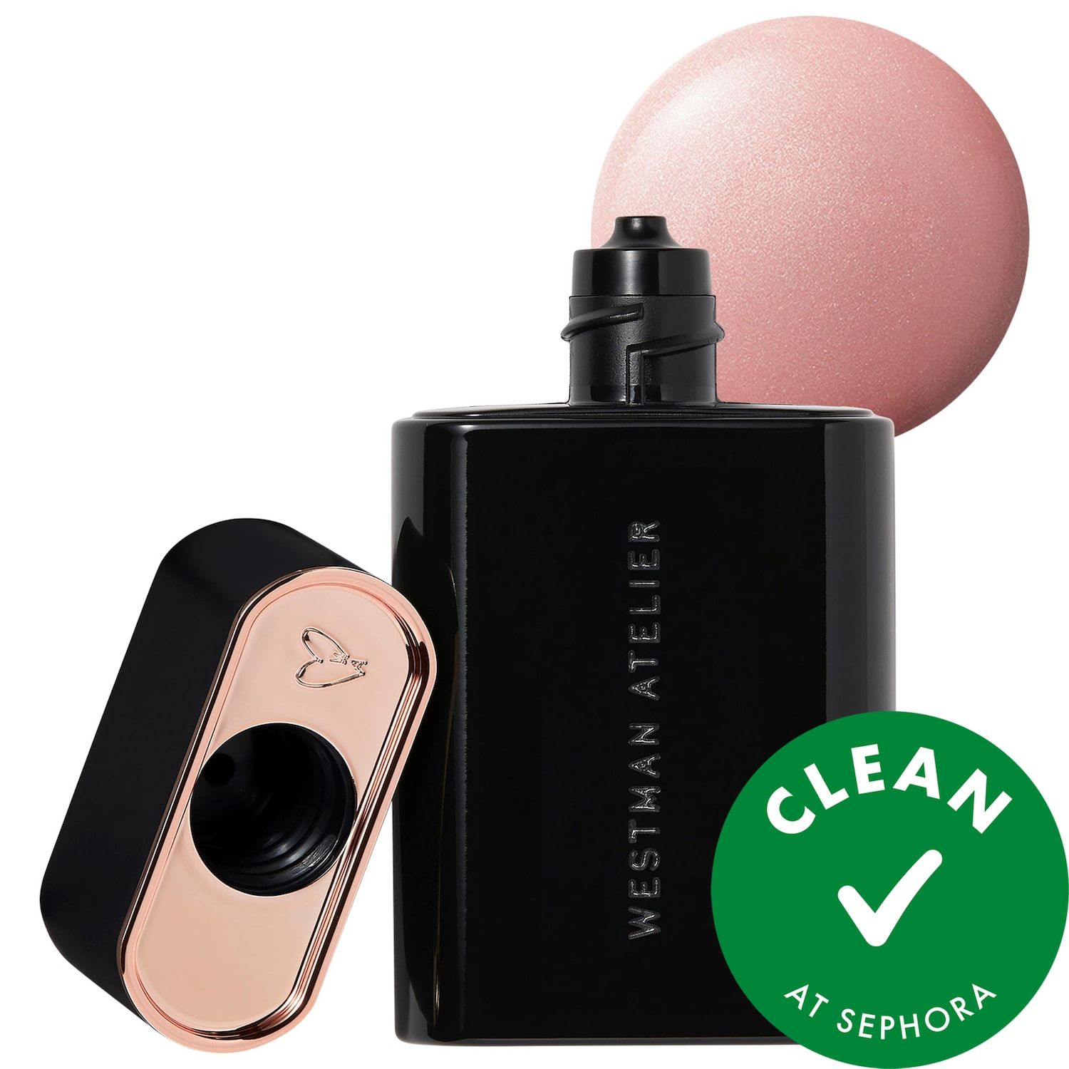 Westman Atelier Liquid Super Loaded All-Over Illuminating Highlighter with Vitamin C in Peau De Rosè