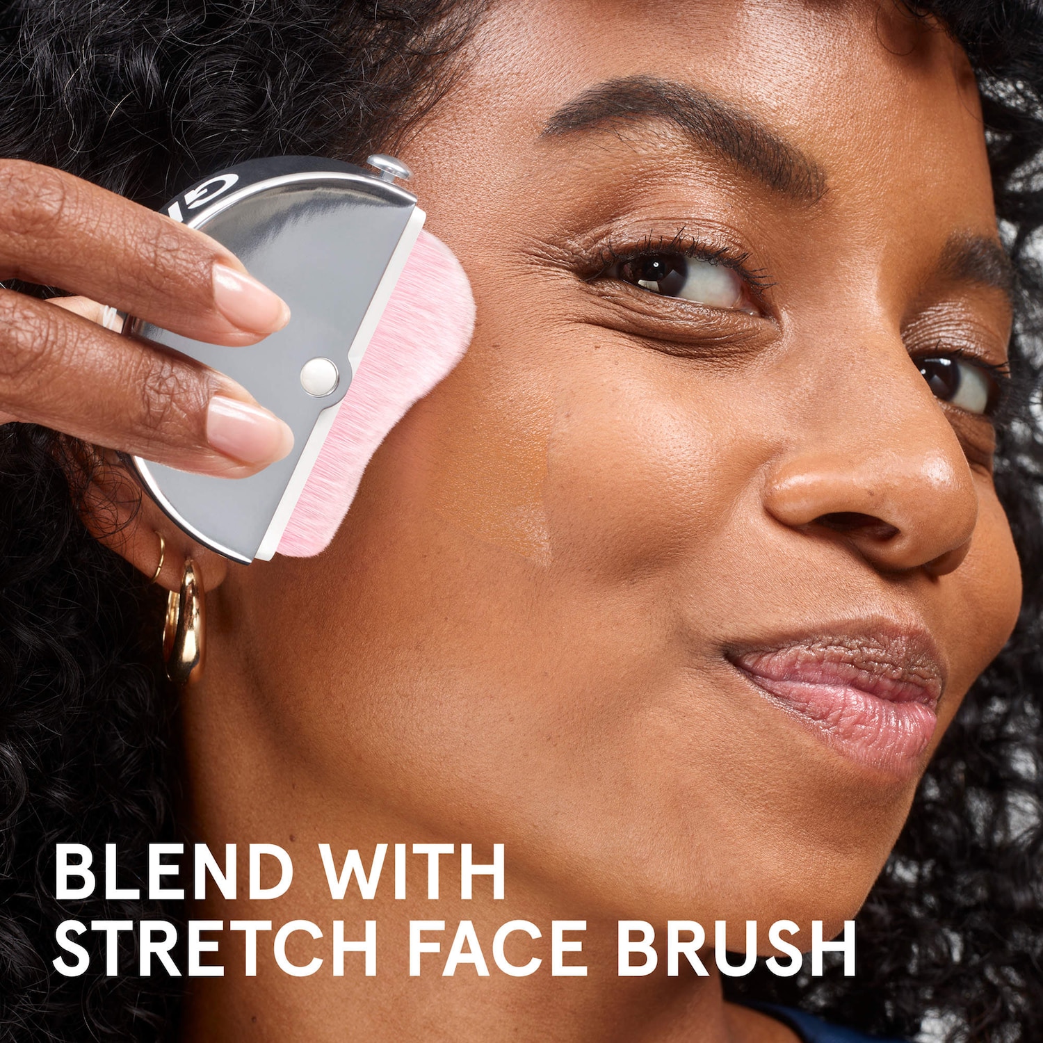 Stretch Fluid Foundation for Buildable Coverage