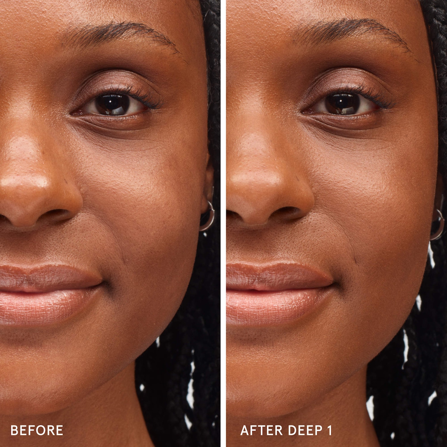 Stretch Fluid Foundation for Buildable Coverage