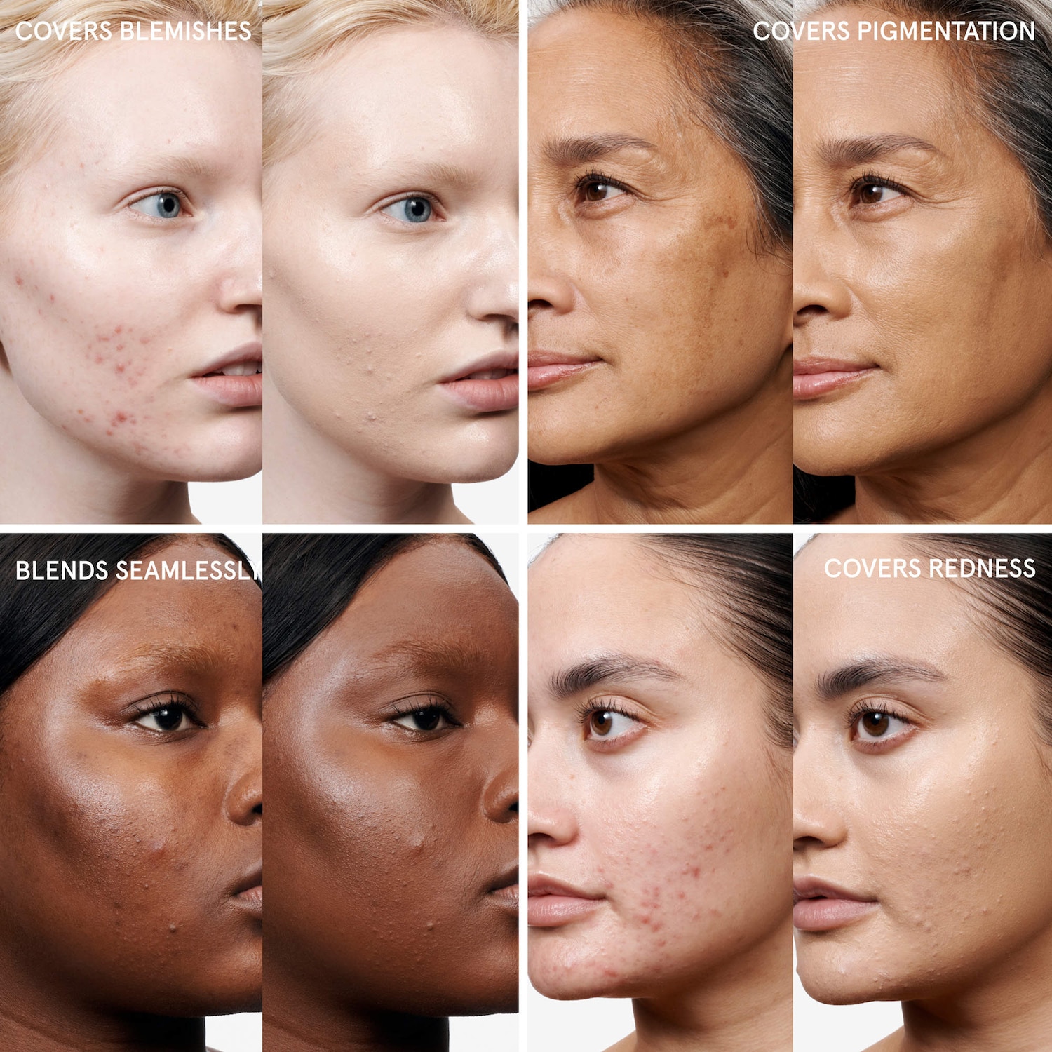 Stretch Fluid Foundation for Buildable Coverage