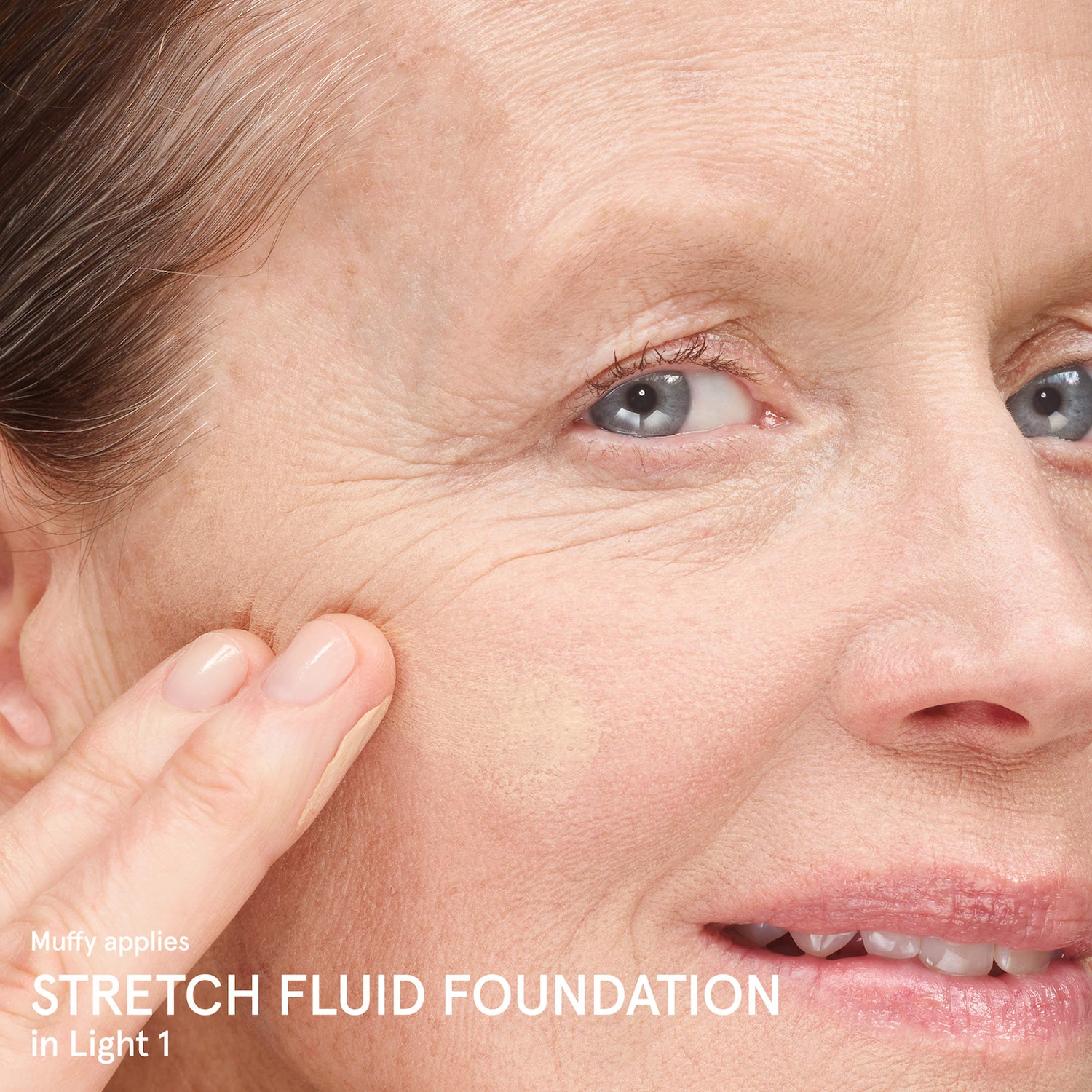 Stretch Fluid Foundation for Buildable Coverage