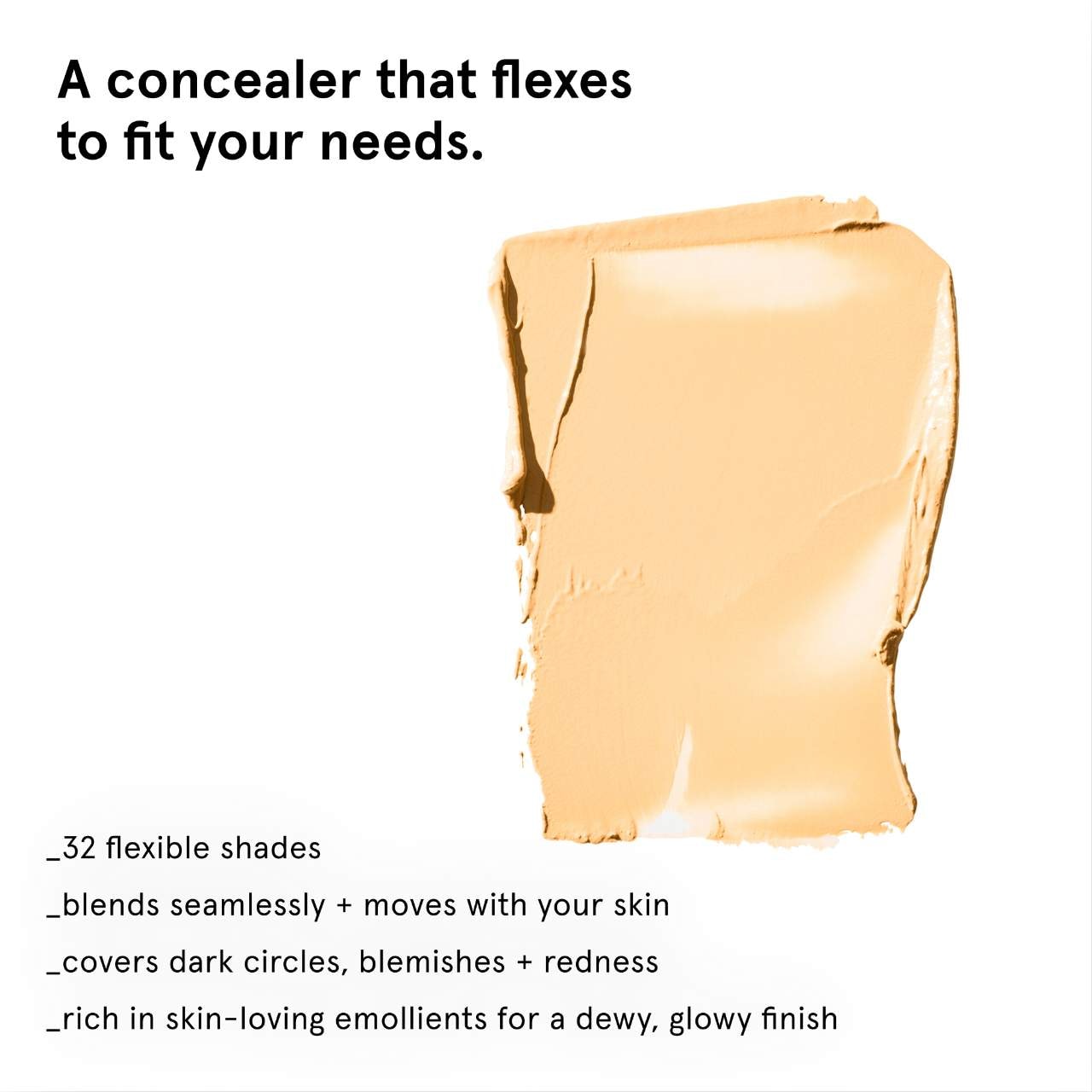 Stretch Concealer for Dewy Buildable Coverage