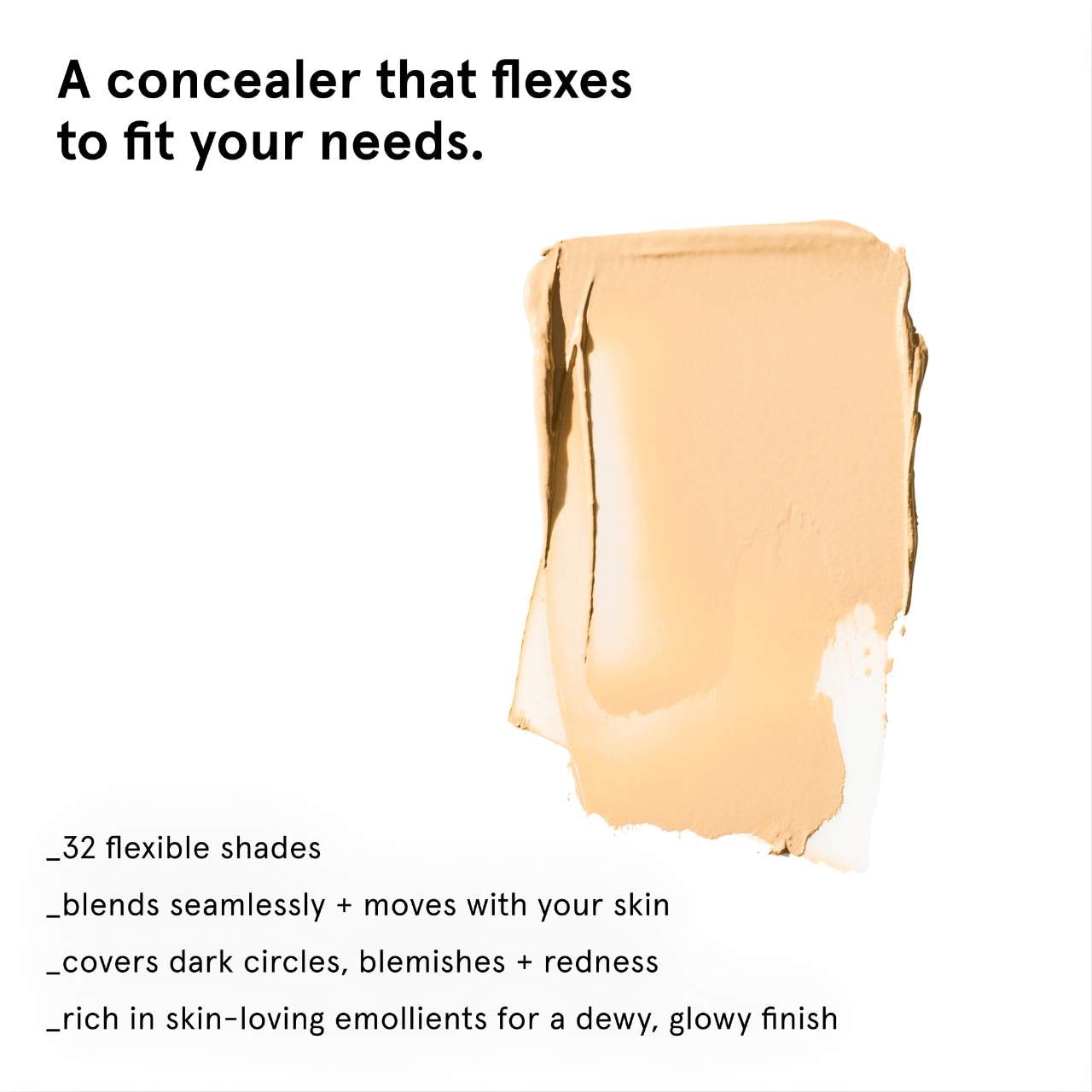 Stretch Concealer for Dewy Buildable Coverage