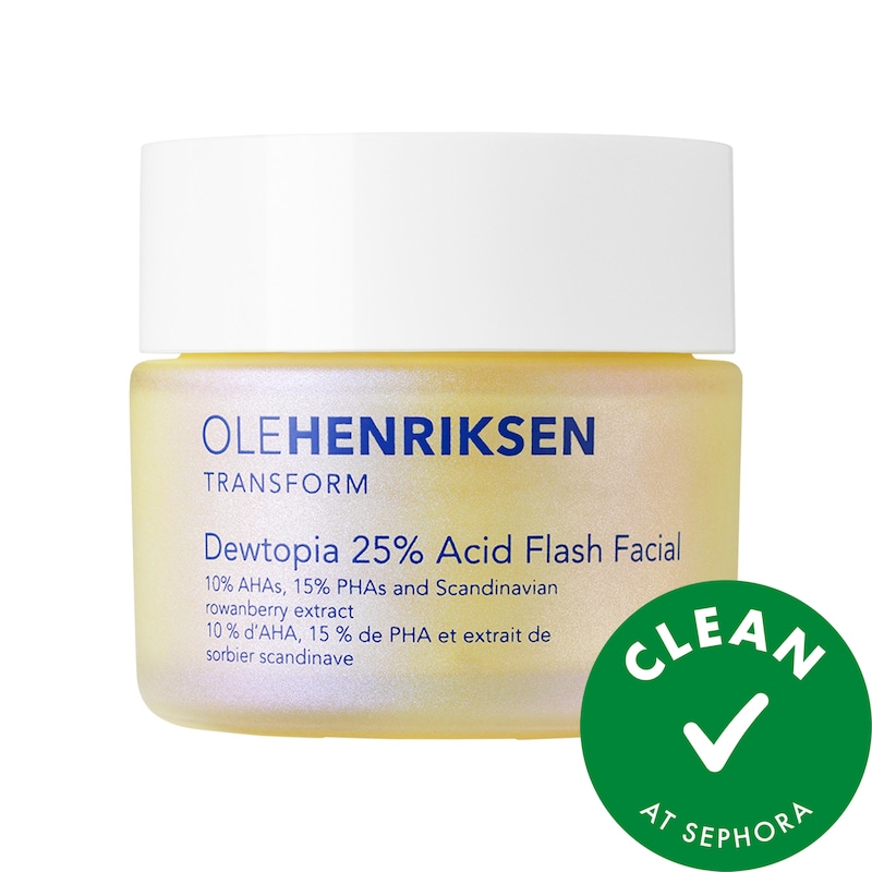 Dewtopia 25% AHA + PHA Flash Facial Exfoliating Face Mask