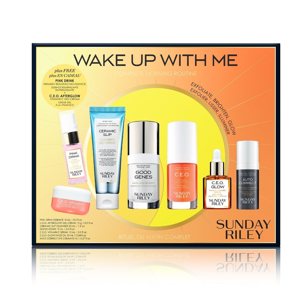 Medik8、Sunday Riley 、KateSomervilleまとめ売り Wake Up With Me Complete Morning Routine Kit - Sunday Riley