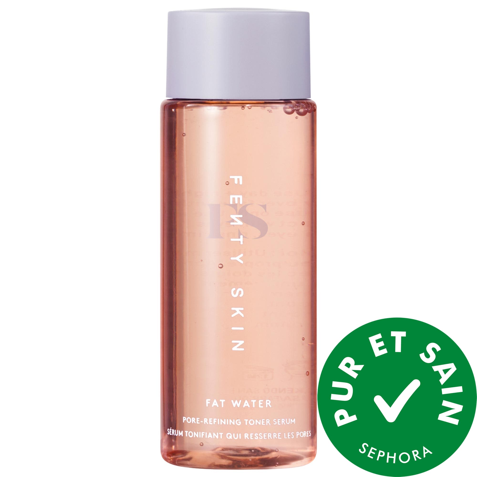 Fenty Beauty by Rihanna Mini-sérum tonique affinant les pores à la niacinamide de Fat Water avec cerise de Barbade 1.7 oz / 50 ml Original