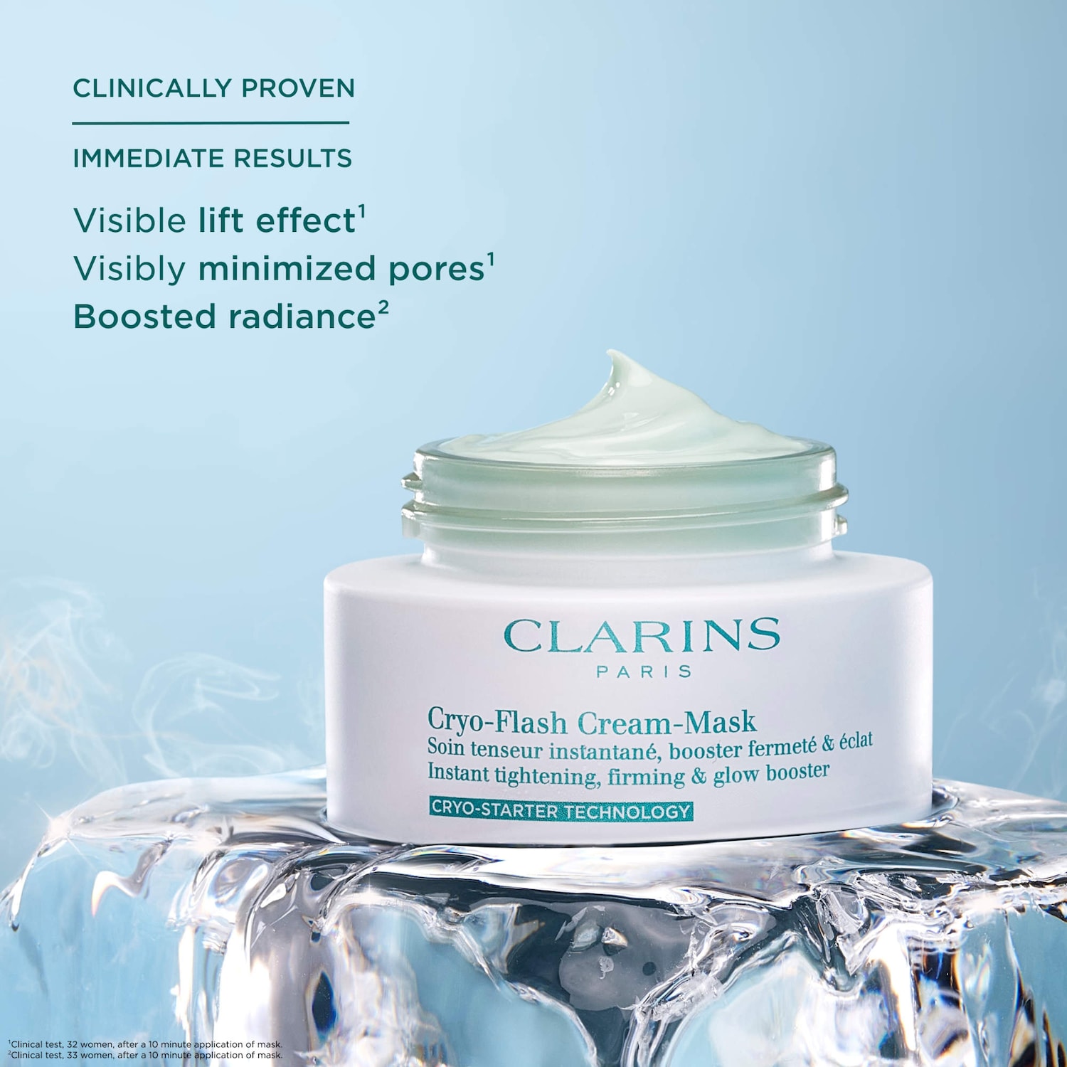 Cryo-Flash Instant Lift Effect & Glow Boosting Face Mask