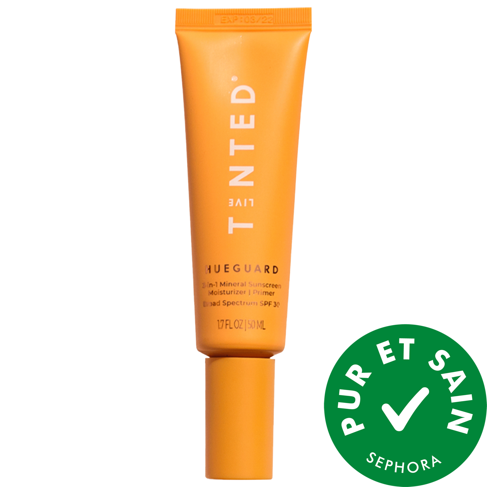Live Tinted Écran solaire, hydratant et base à large spectre FPS 30 Hueguard® 3 en 1 oz
