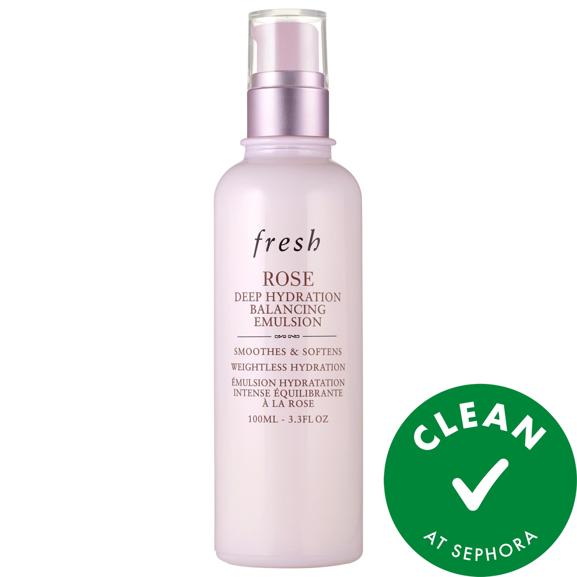 fresh Rose & Hyaluronic Acid Lightweight Moisturizer 3.3 fl oz / 100 ml