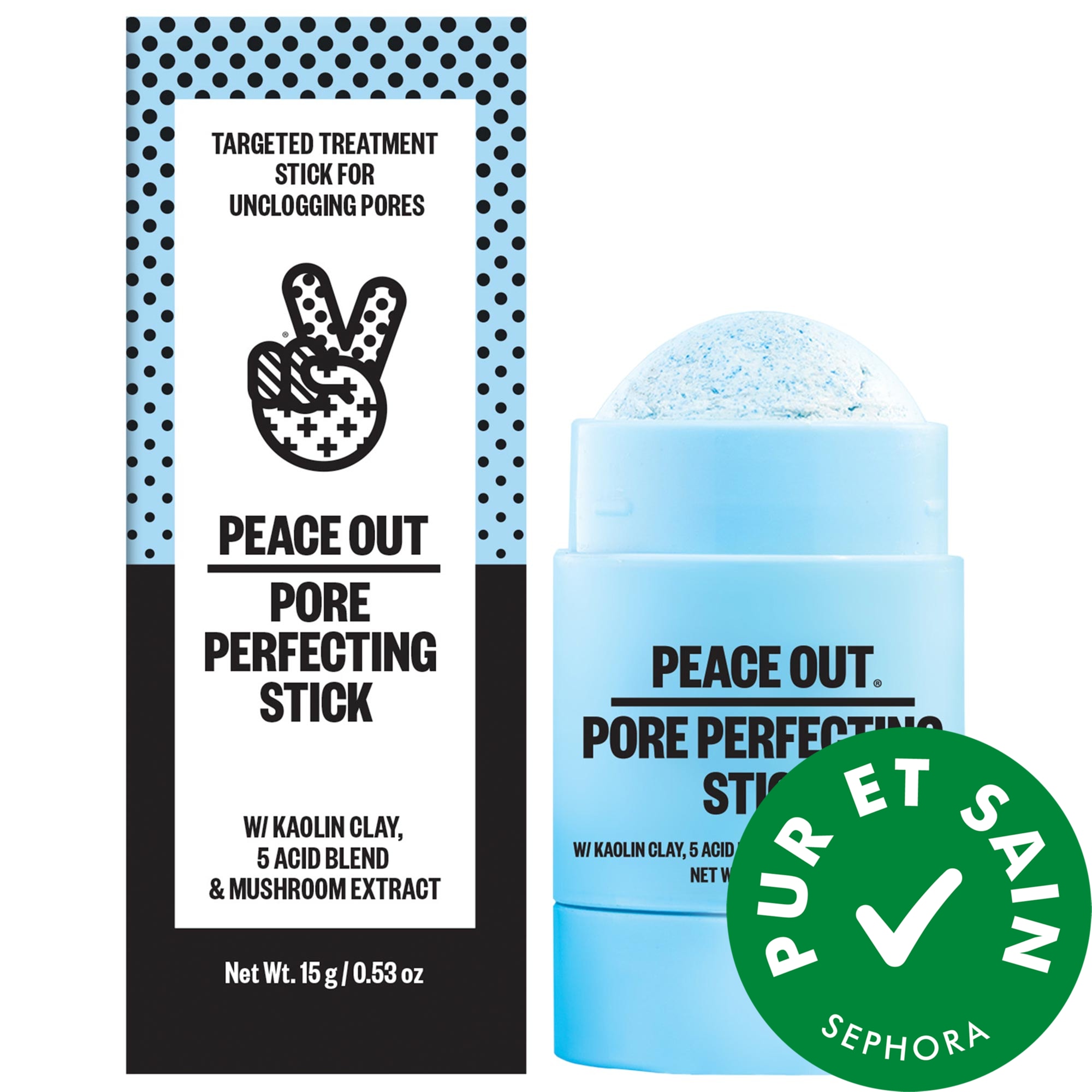 Bâton perfecteur de Peace Out Pore 0.53 oz / 15 g