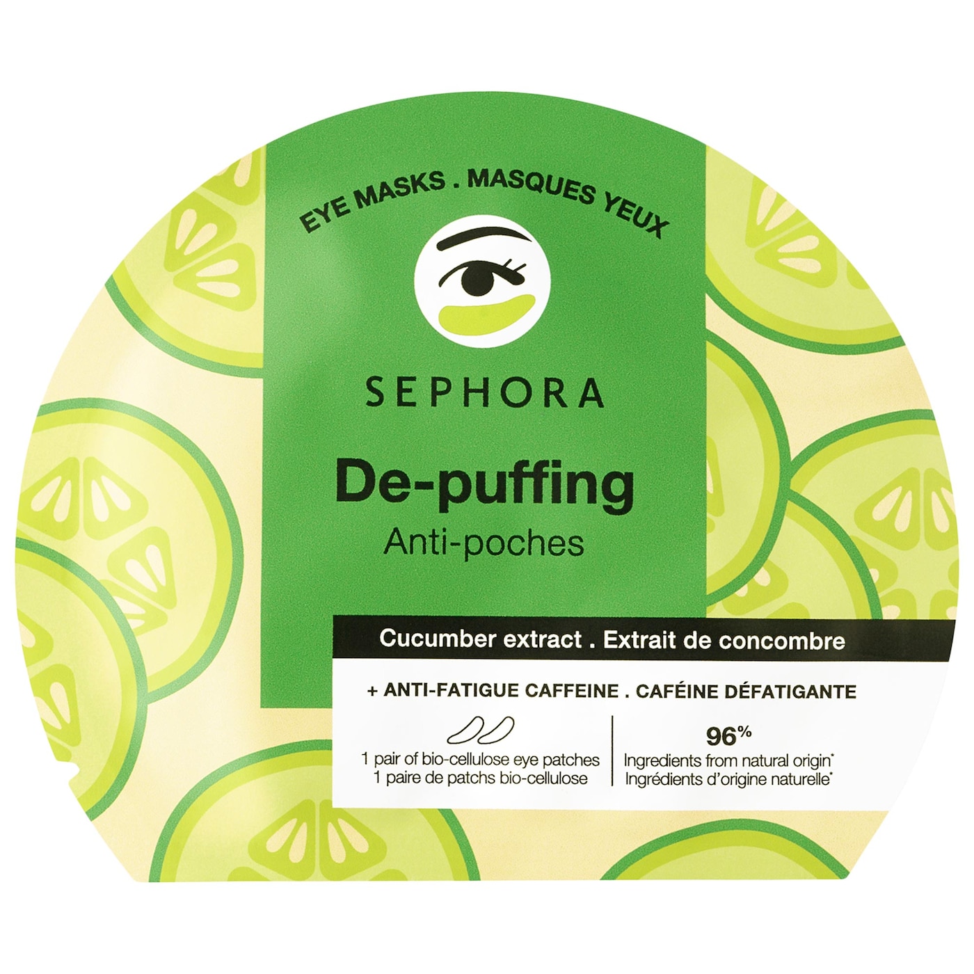 SEPHORA COLLECTION Clean Eye Mask Patches for Dark Circles + De-Puffing