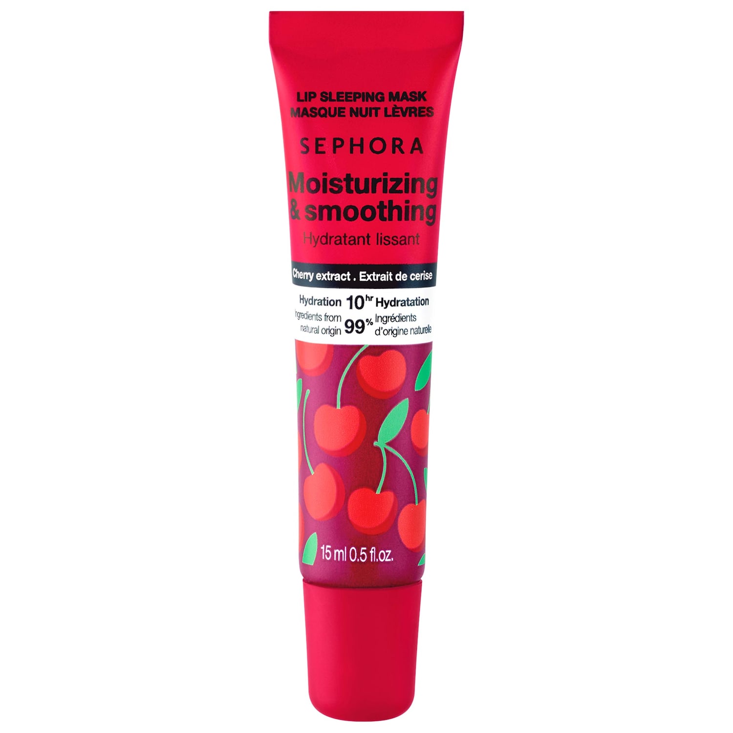 Ночная питательная маска для губ Sephora Collection, вишня и ваниль — фото 1