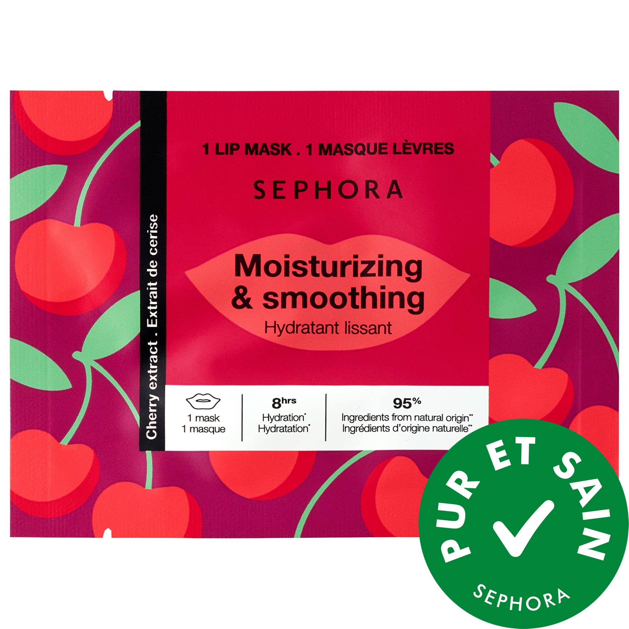 SEPHORA COLLECTION Masque pour les lèvres hydratant à la cerise 1 pc