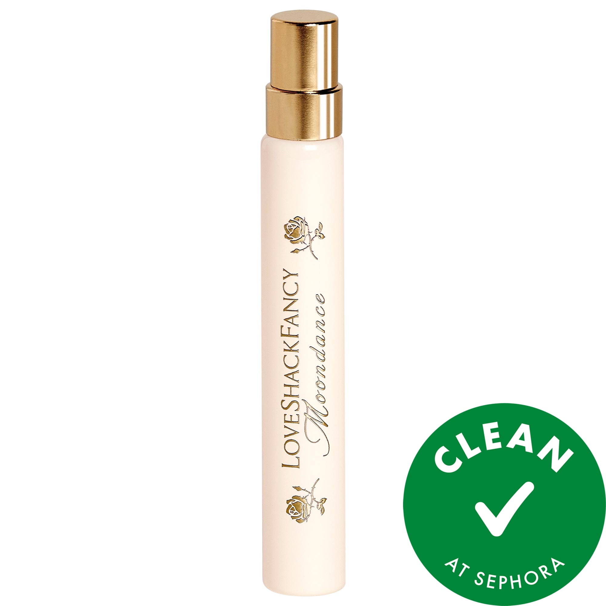 LoveShackFancy Moondance Eau de Parfum with Velvet Rose & Sandalwood Travel Spray 0.34 oz / 10 mL