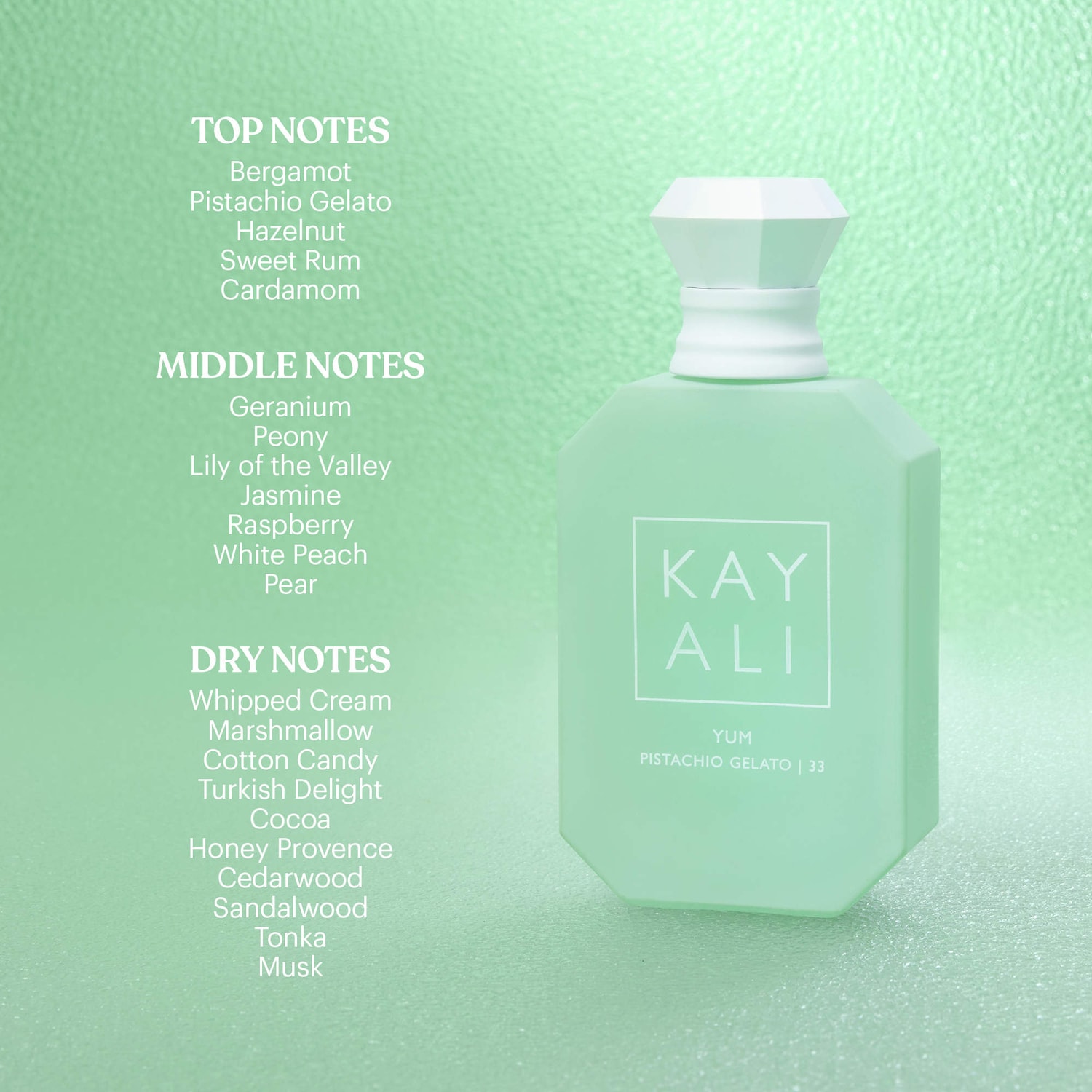 YUM PISTACHIO GELATO | 33 Eau De Parfum Intense