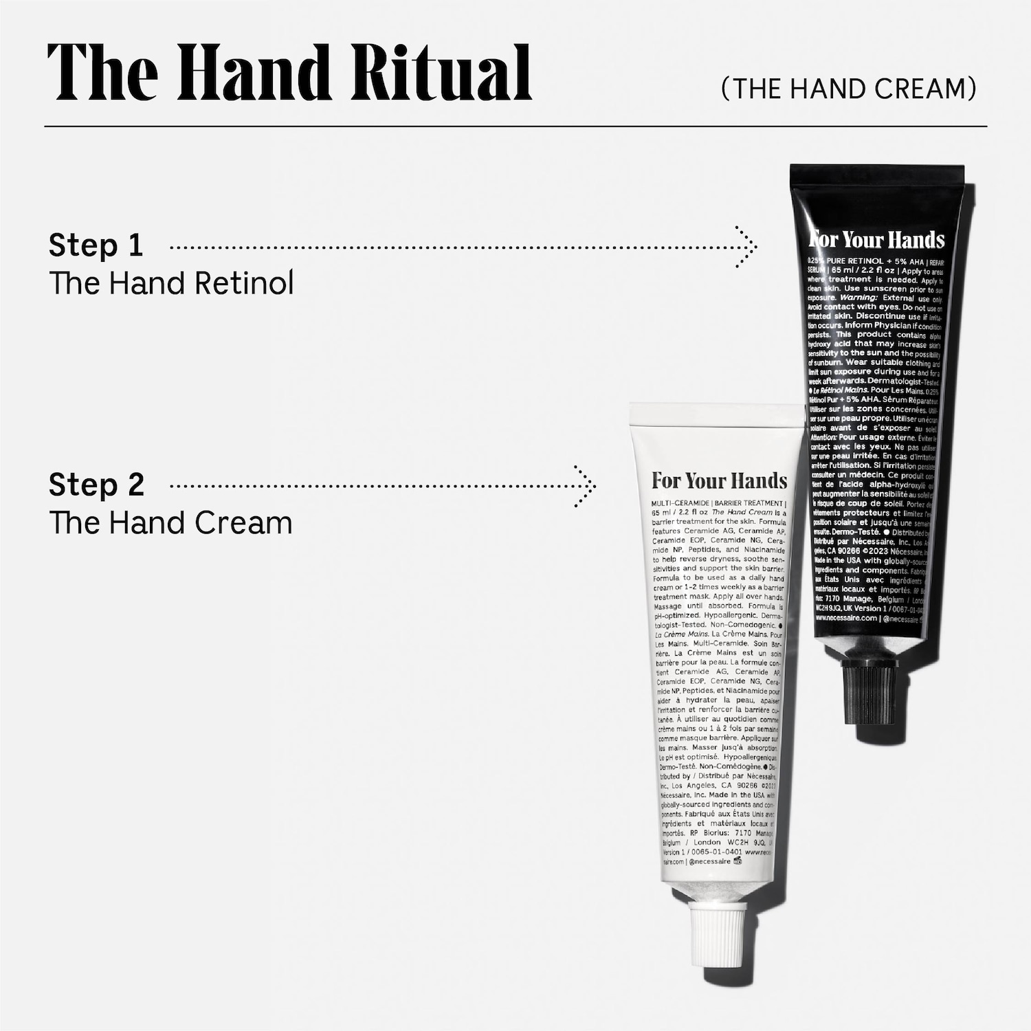 Крем для рук с 5 керамидами, 5 пептидами и ниацинамидом Nécessaire The Hand Cream — фото 5