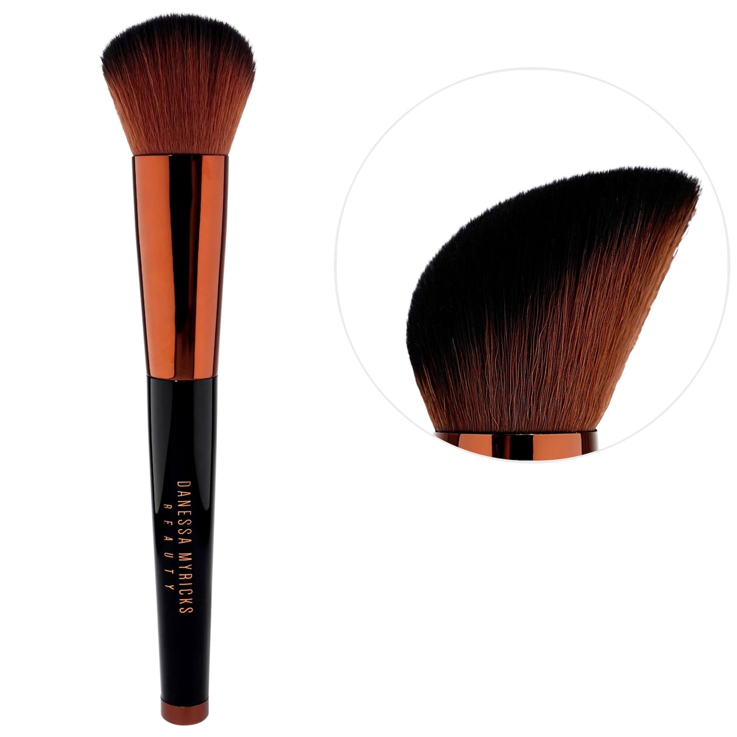 Кисть для тона, румян, бронзера и пудры Danessa Myricks Beauty Yummy Face 1.0 — фото 1