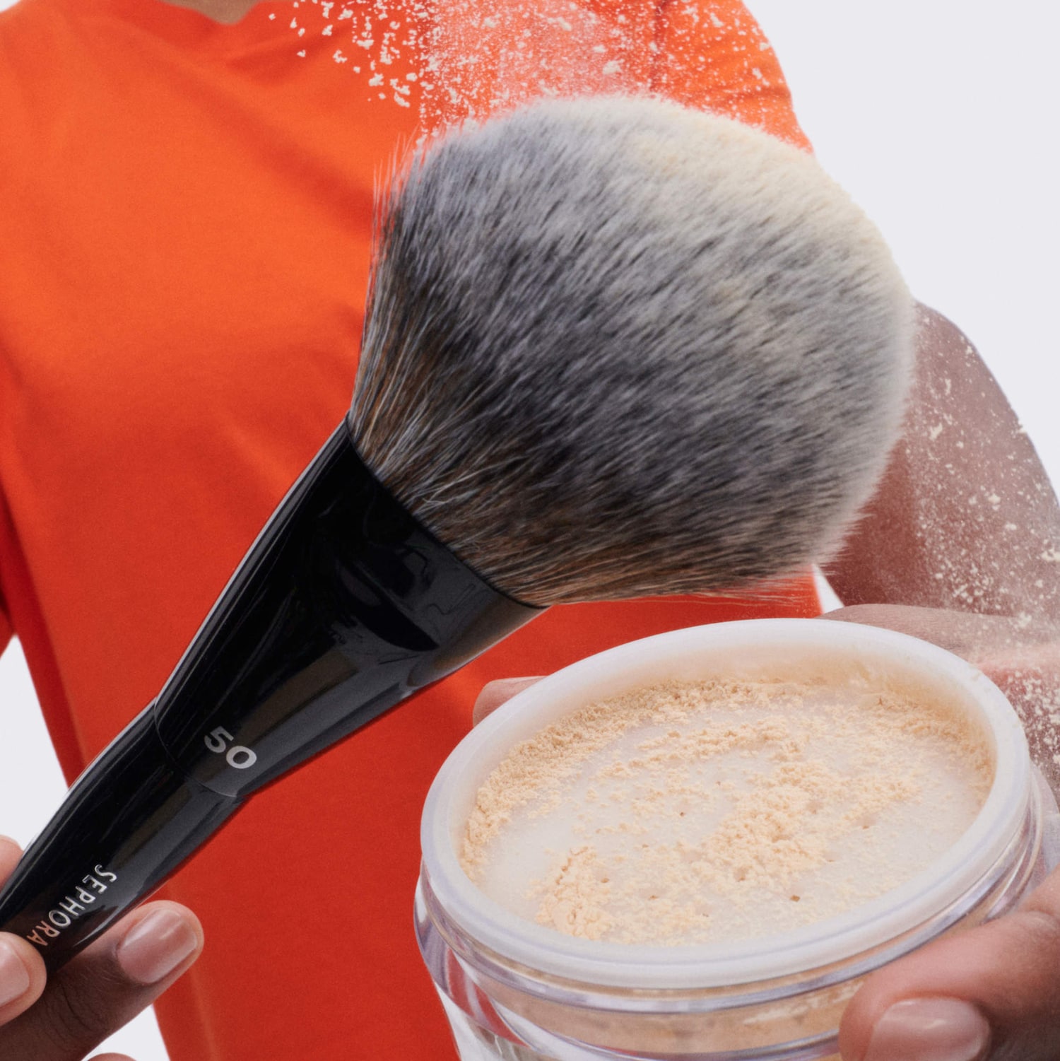 Poudre libre fixatrice translucide