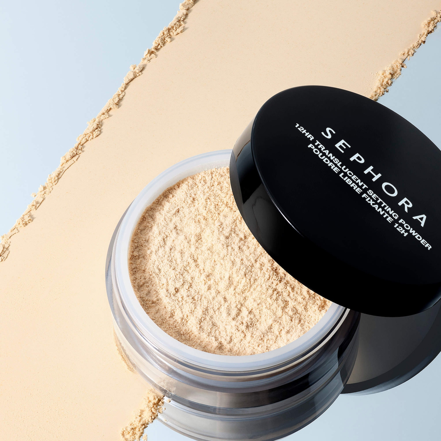 Poudre libre fixatrice translucide