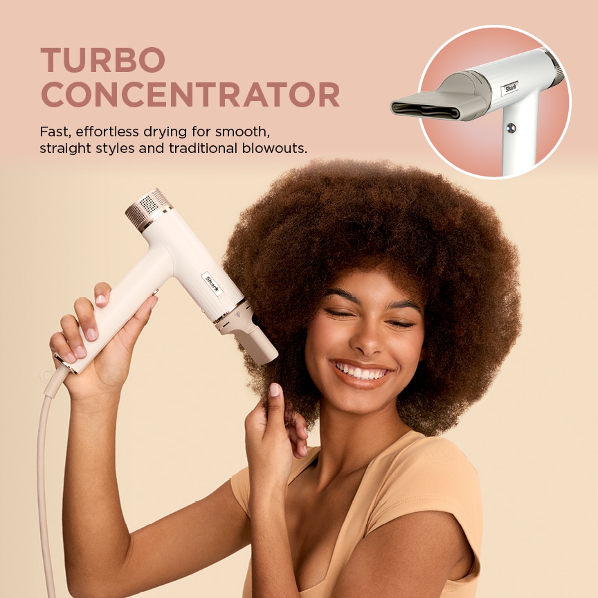 Shark® SpeedStyle™ RapidGloss™ Finisher and High-Velocity Hair Dryer for Straight and Wavy Hair