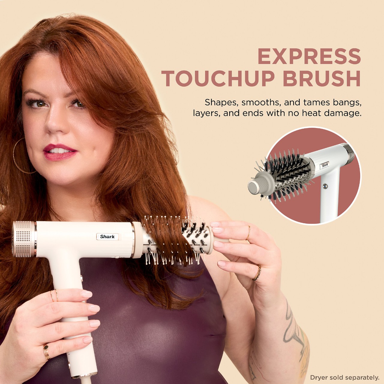 Щётка для быстрой подправки укладки Shark Beauty SpeedStyle Express Touchup — фото 5