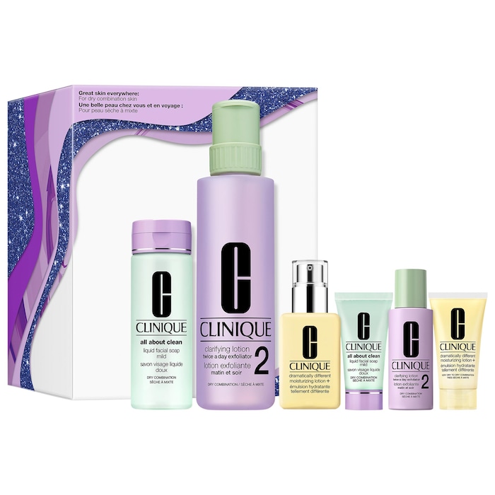 Great Skin Everywhere 3Step Skincare Set For Dry Skin CLINIQUE Sephora