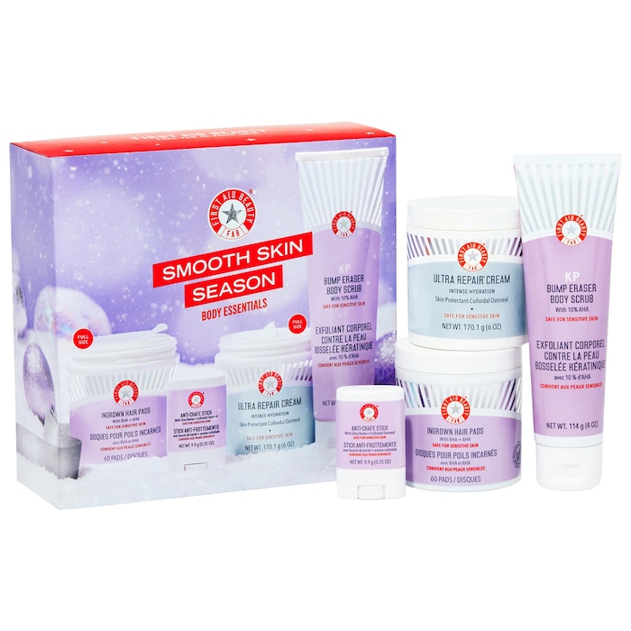 Smooth Skin Season Body Essentials Holiday Gift Set First Aid