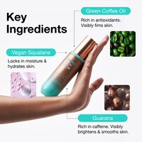 Bronze Body Glow Transfer-Resistant Luminous Body Oil with Guarana & Green Coffee