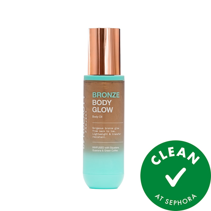 Bronze Body Glow Transfer-Resistant Luminous Body Oil with Guarana & Green Coffee