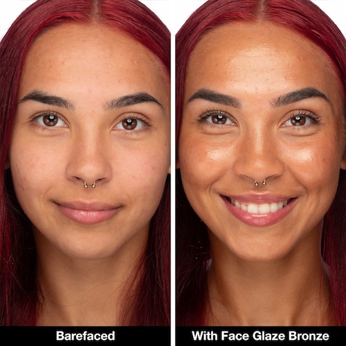 Bronze Face Glaze Gel Cream with Squalane, Ceramides & Hyaluronic Acid