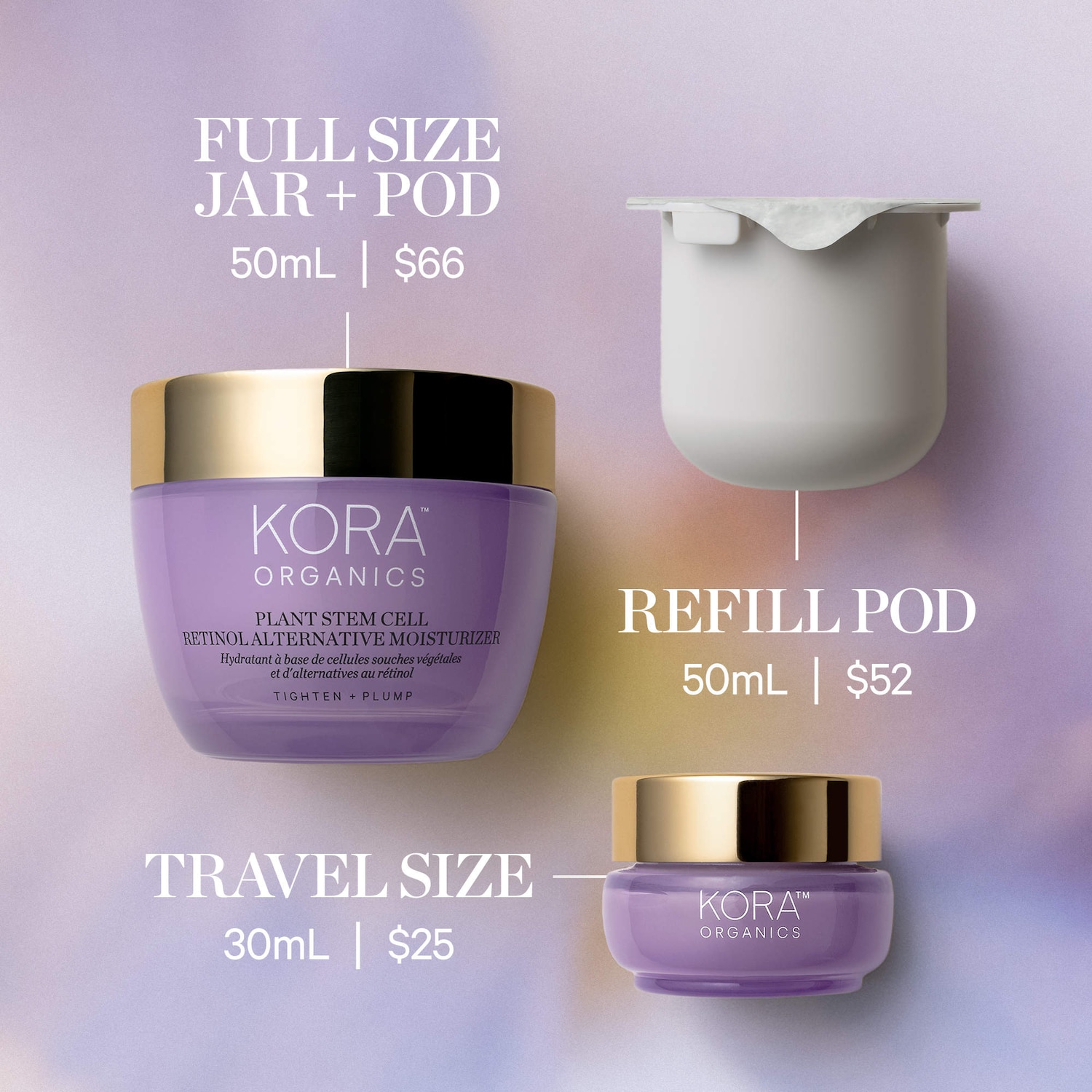 Plant Stem Cell Retinol Alternative Firming Moisturizer - KORA