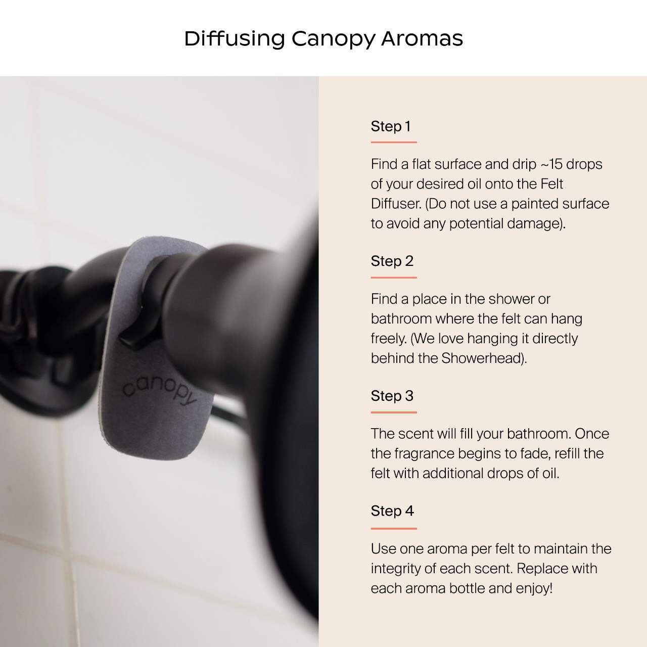 Душевая лейка с фильтром для здоровья кожи и волос Canopy, цвет: Латунный — фото 4