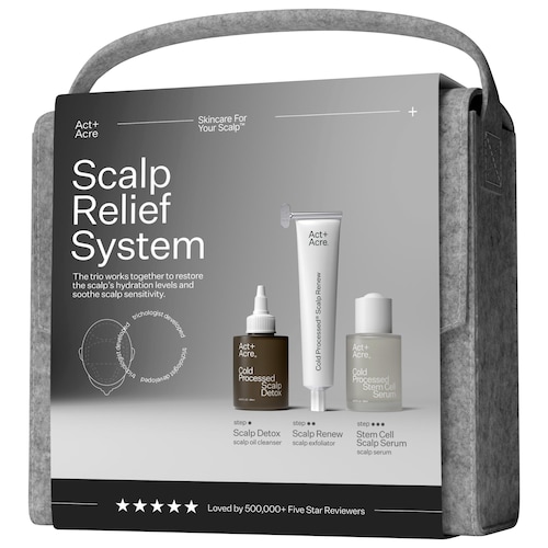 Подарочный набор Act+Acre Scalp Relief System при перхоти, псориазе и экземе