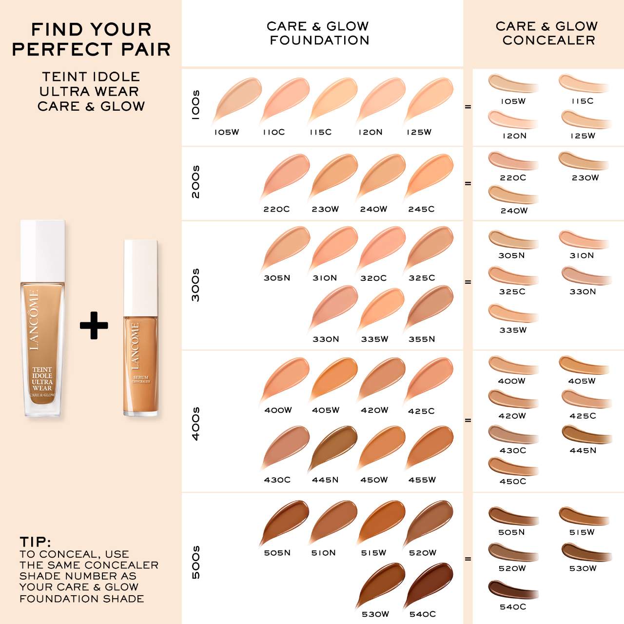Care and Glow Serum Concealer with Hyaluronic Acid