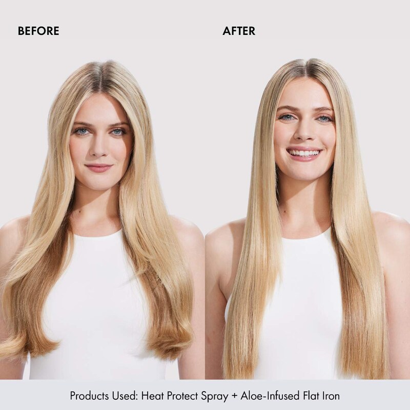 Flat Iron Hair Straightener with Aloe-Infused Ceramic Plates thumbnail 4