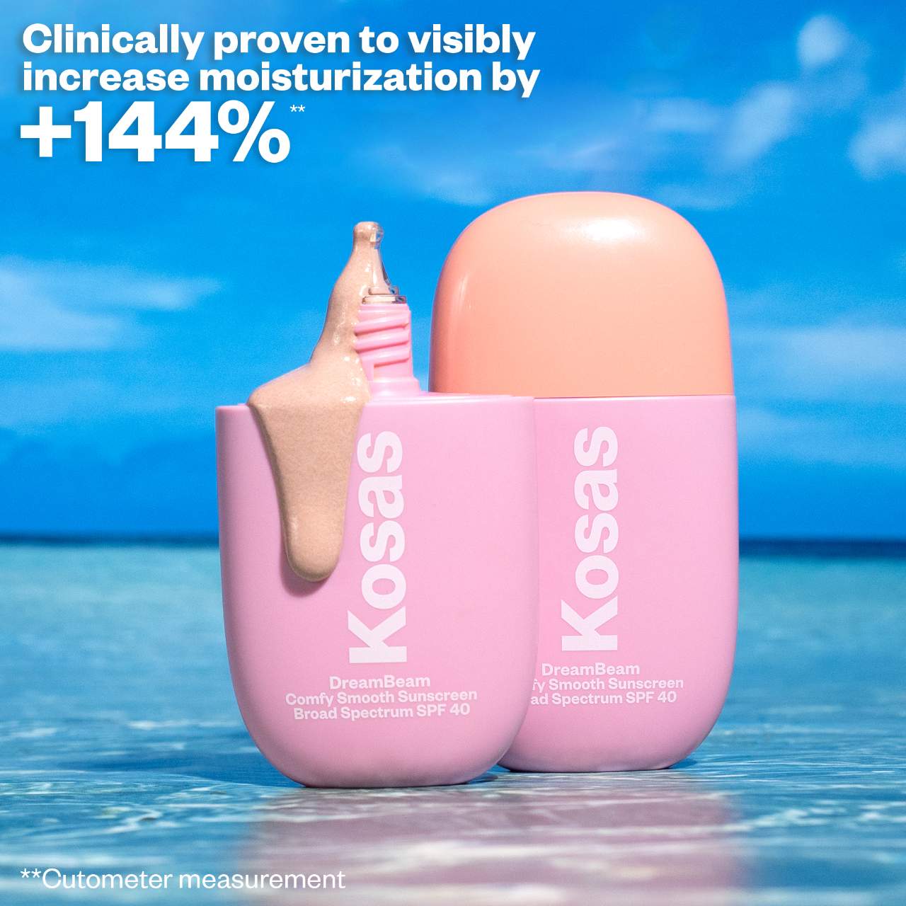 KOSAS DREAMBEAM RADIANT FINISH サンスクリーン DreamBeam Silicone-Free Mineral Sunscreen SPF 40 with
