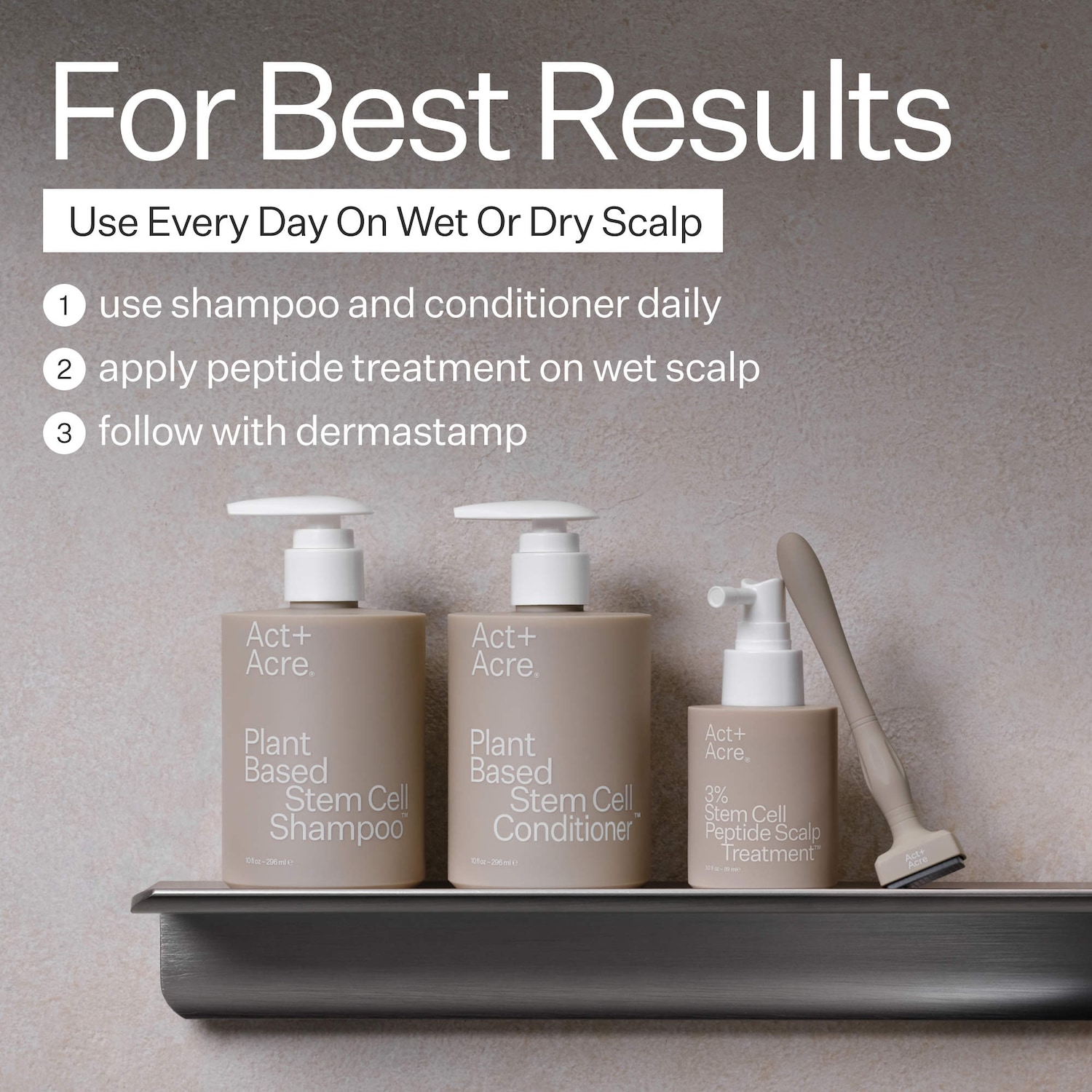 Stem Cell Shampoo For Thicker+ Fuller-Looking Hair