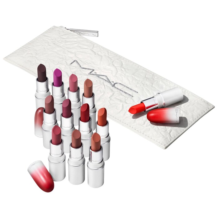 Lips by the Dozen Mini Powder Kiss Lipstick MAC Cosmetics Sephora