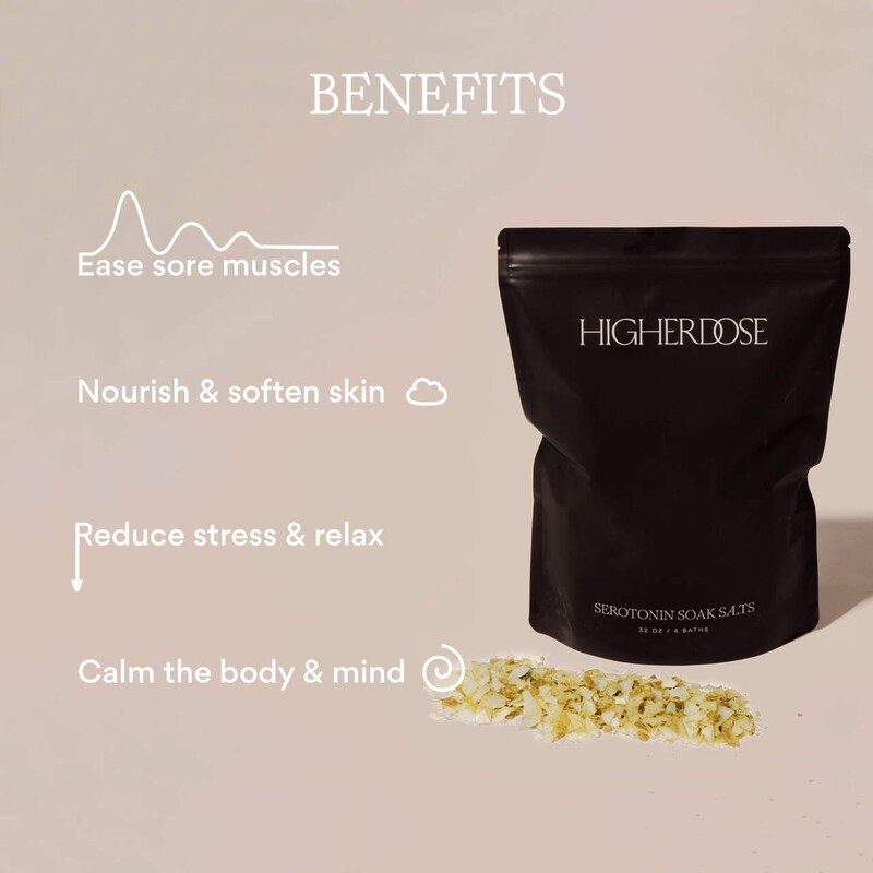 Serotonin Soak - Magnesium Bath Salt for Muscle Relaxation & Mood Boost thumbnail 7