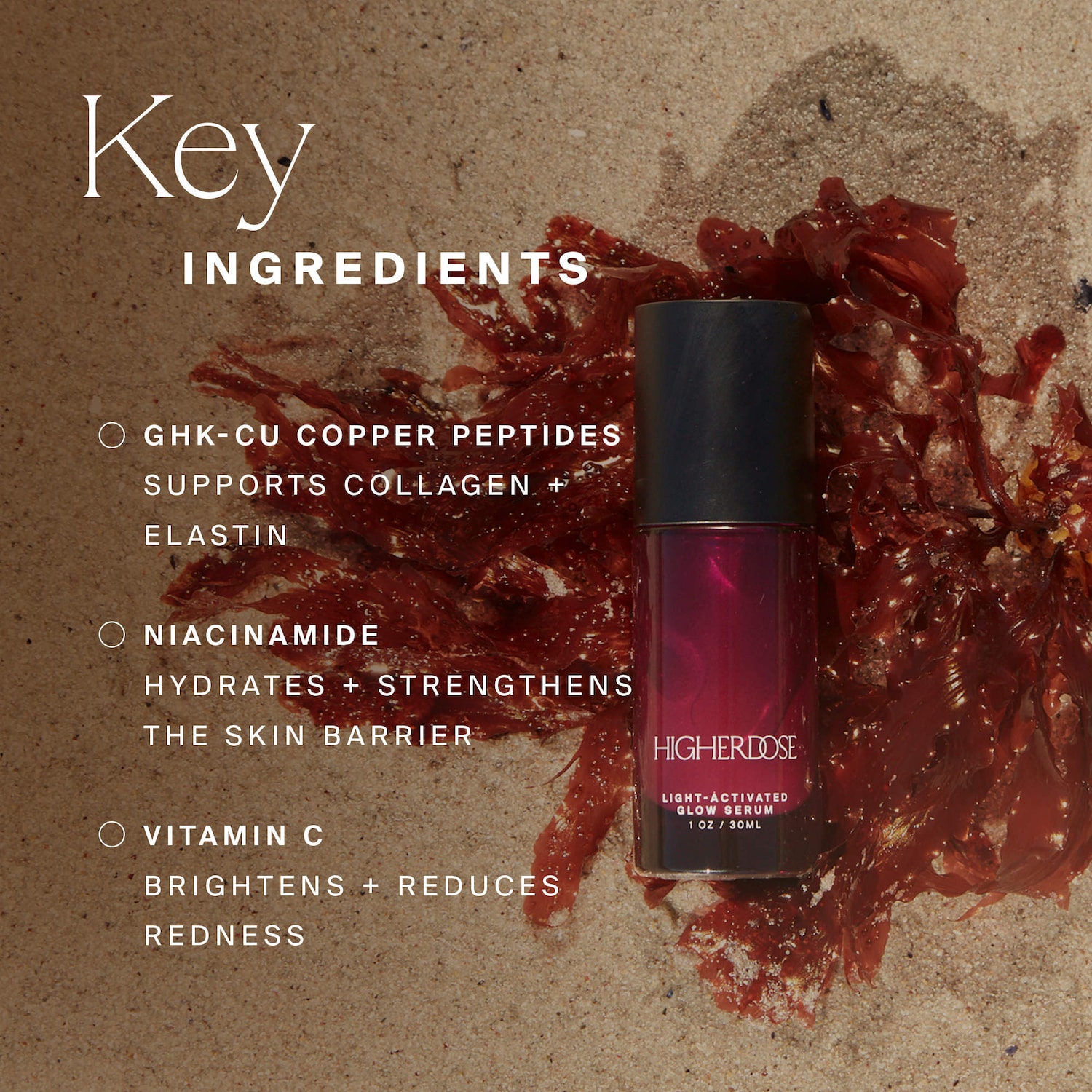 Glow Serum with Copper Peptides and Vegan Collagen