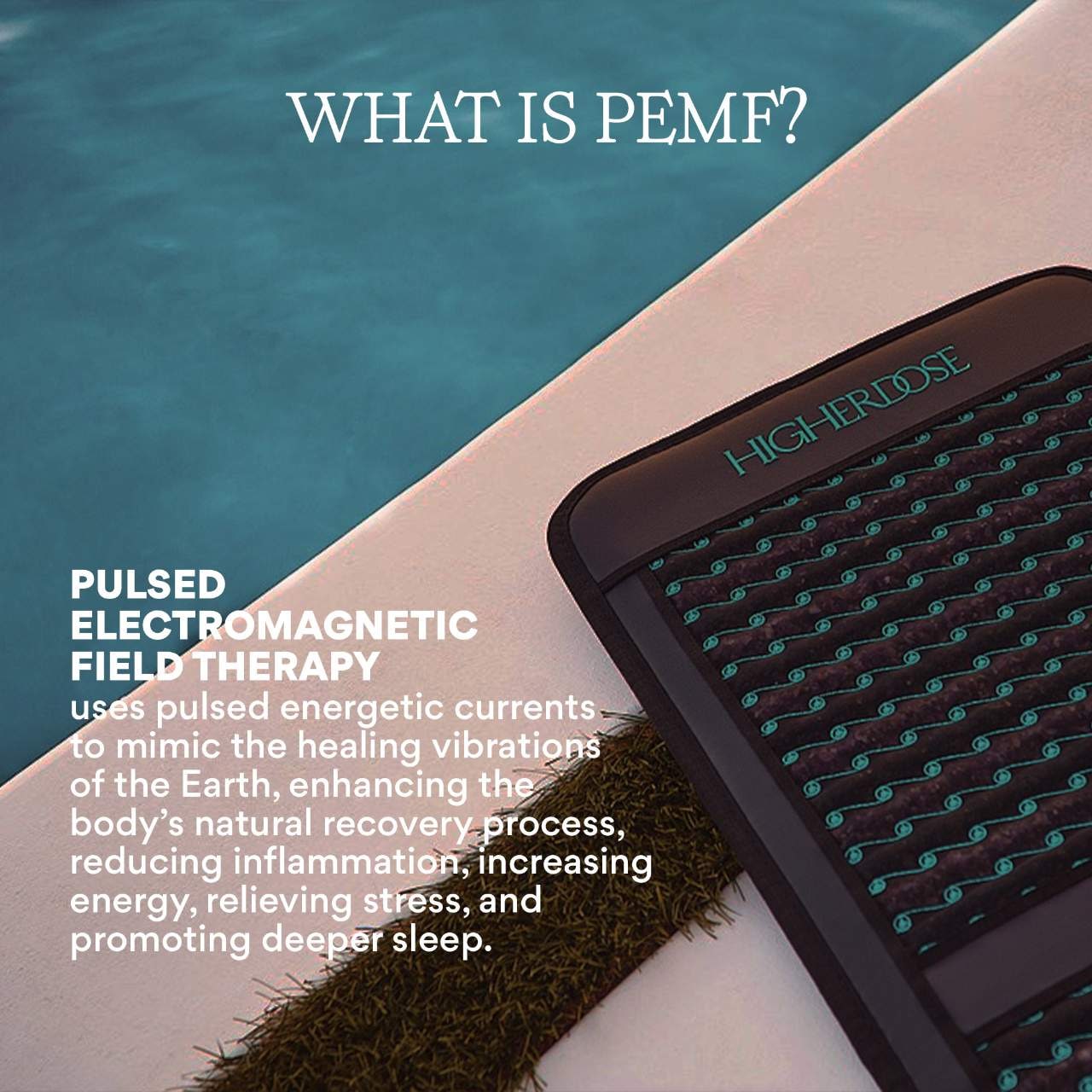 Инфракрасный PEMF-коврик HigherDOSE Go Mat для восстановления и снятия стресса — фото 3