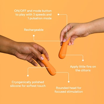 the rose toy clit sucker with thrusting bullet vibrator How to Use a Bullet Vibrator: Beginner's Guide with the SVAKOM Tulip main image 0