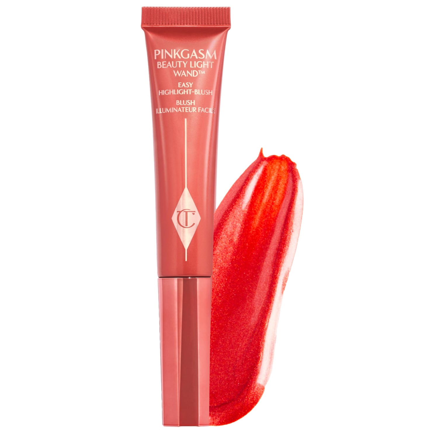 Charlotte Tilbury Beauty Highlighter Wand in Pinkgasm Sunset