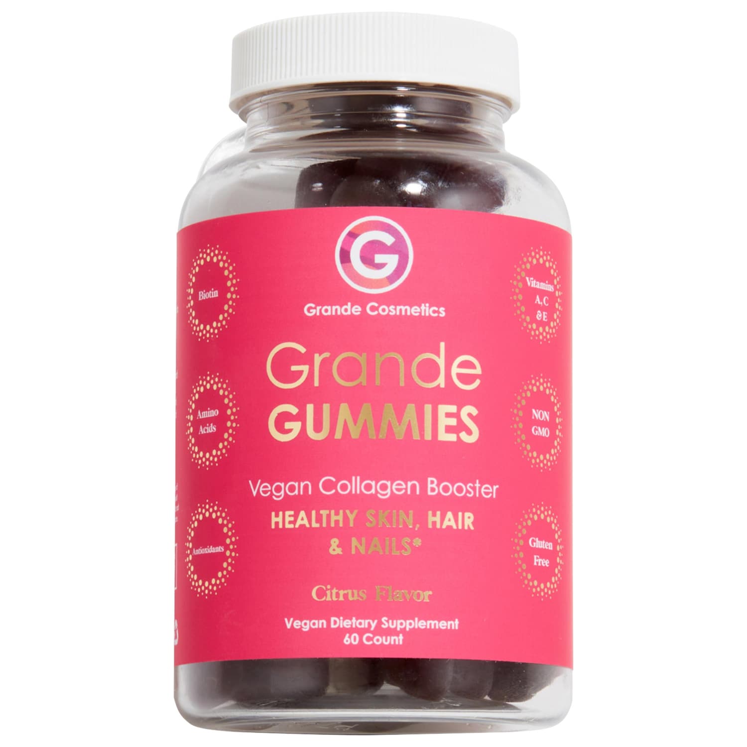 Веганские жевательные пастилки с коллагеном Grande Cosmetics GrandeGUMMIES — фото 1