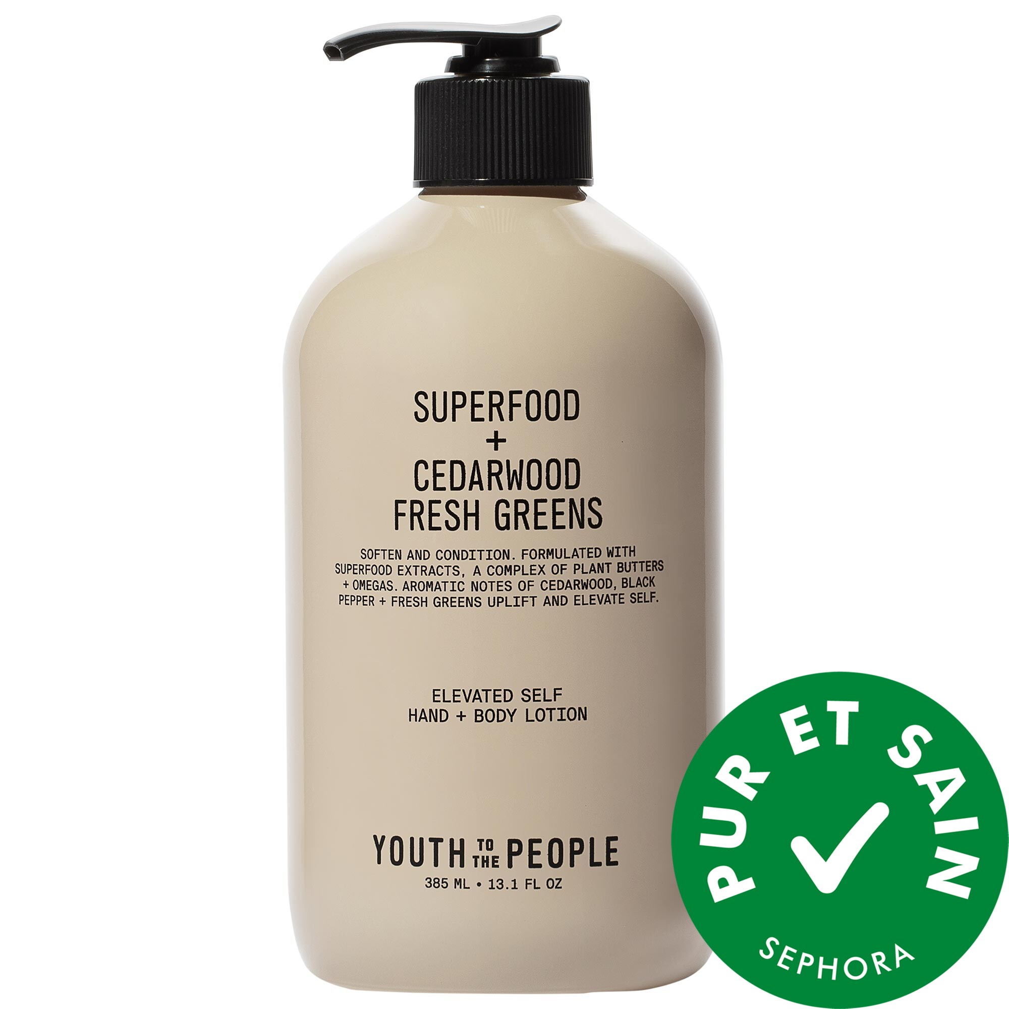 Youth To The People Lotion pour les mains et le corps Superfood Omega avec chou frisé et thé vert null